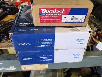 1999 toyota corolla rear brake pads and drums all for 100 cash