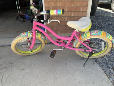 Cute girls bike