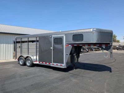 2027 Maverick Trailers 3 Horse Gooseneck Trailer Steel Frame AluminumSkin