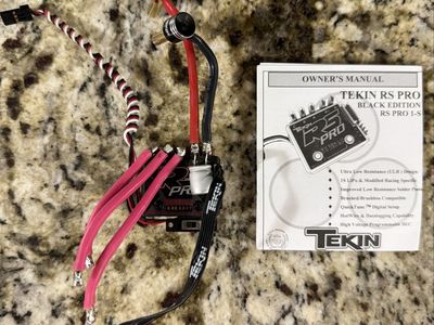 Tekin RS Pro Black Edition ESC with Manual