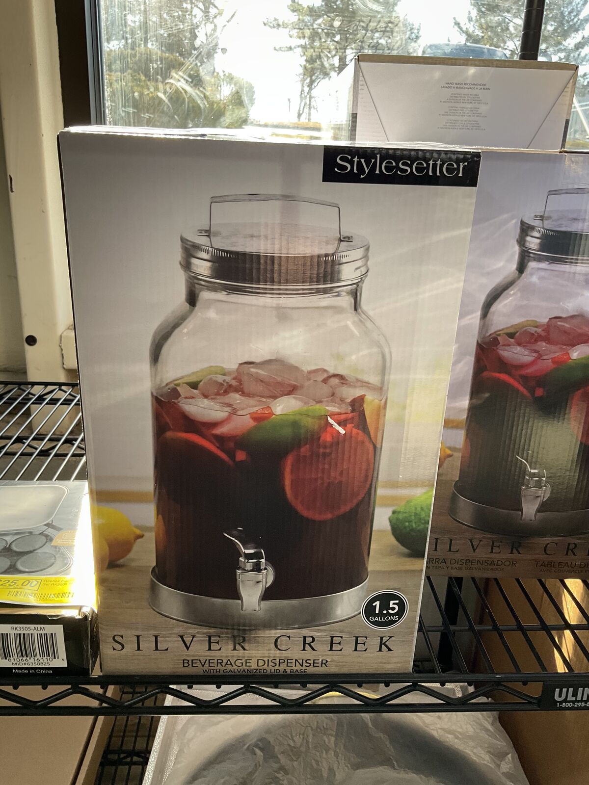 Style Setter Glass Drink Dispenser