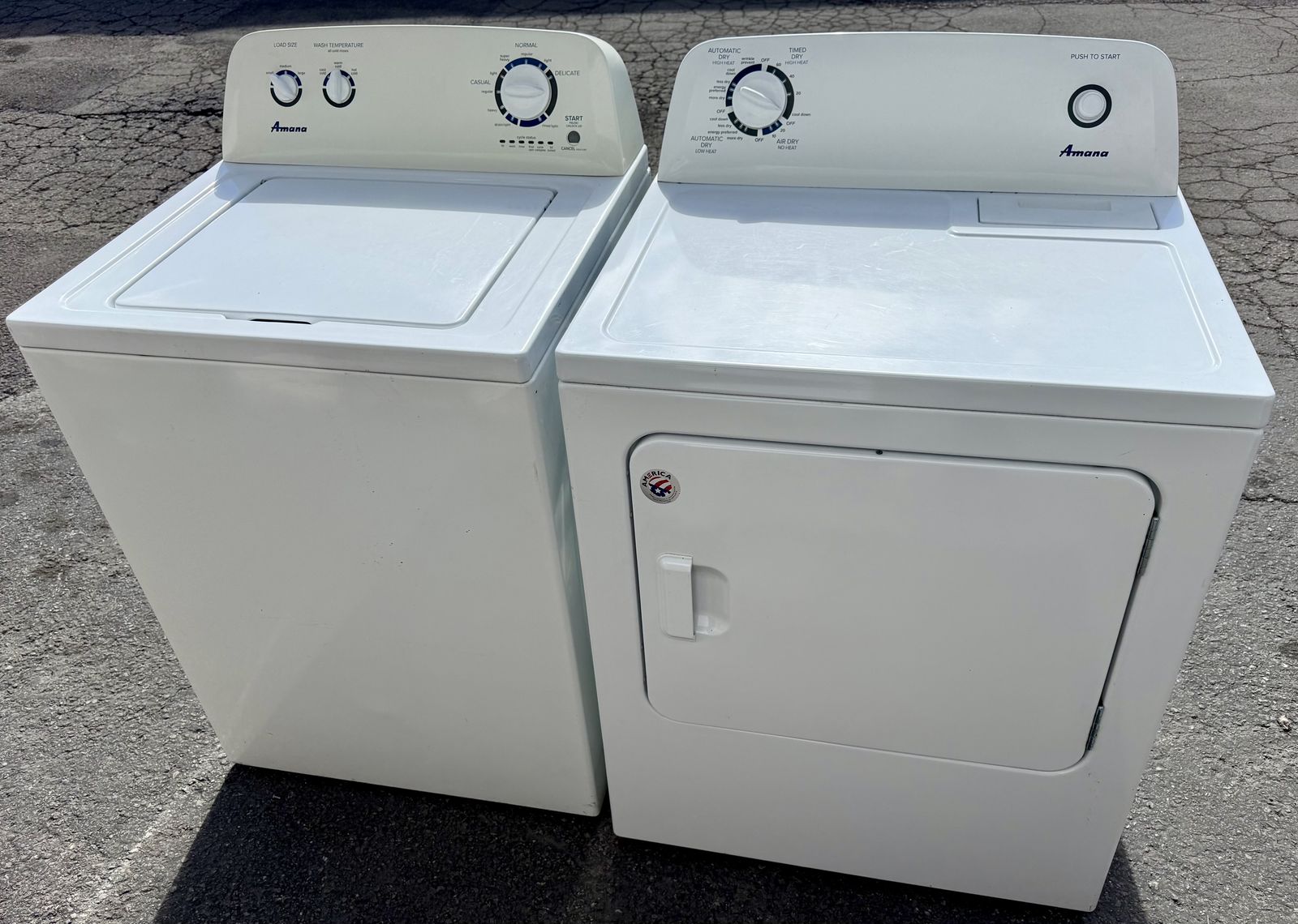 Amana washer&dryer free delivery