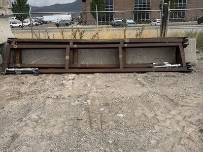 Heavy Duty Metal Gates with Wheels
