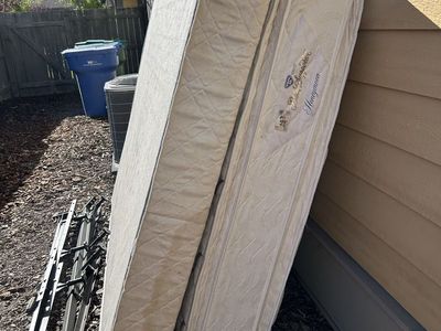 FREE Queen Mattress, Box Spring, Frame