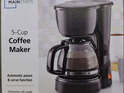 Mainstays 5-Cup Coffee Maker