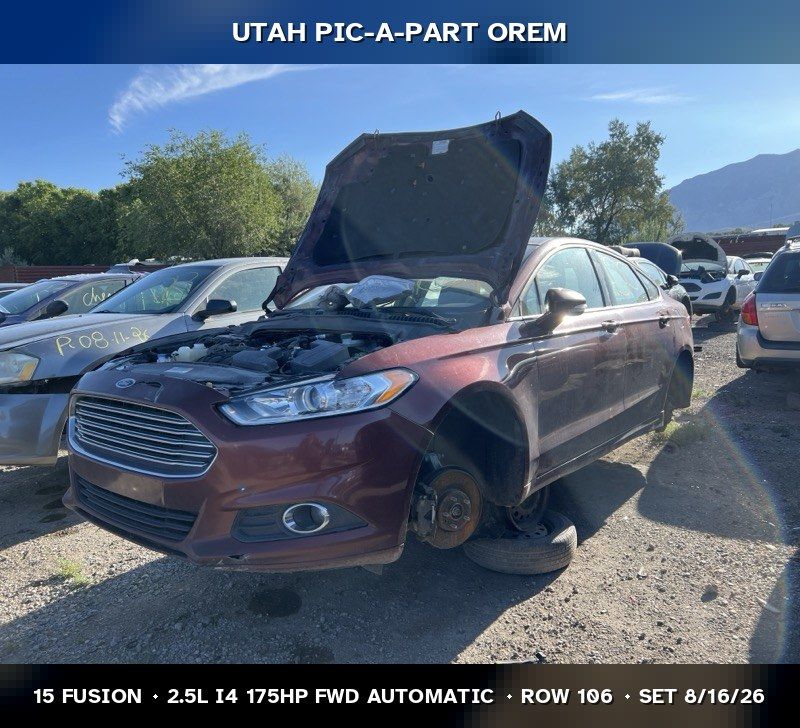 Just In! 2015 Ford Fusion Parts - UTPAP Orem