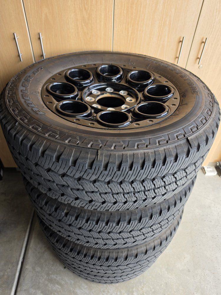 *** 2025 F250 F350 Superduty Blackout Appearance Package Complete Wheel Set ***