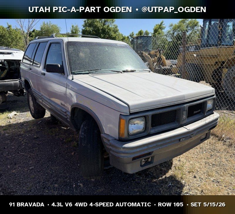1991 Oldsmobile Bravada Parts - UTPAP Ogden