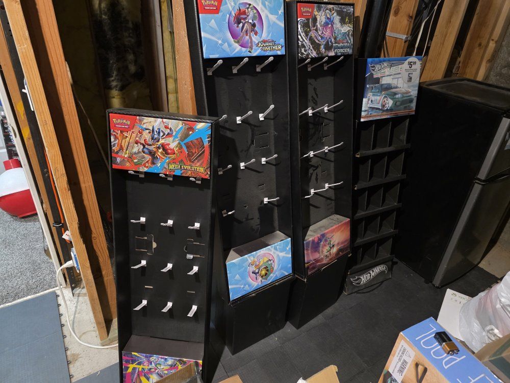 3x Pokemon Card Dispaly Stands