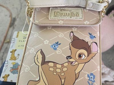 Disney Bambi Crossbody Bag - Beige with Disney Characters & Bambi Design