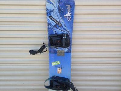 1990's Vtg K2 Snowboard and Bindings 155 cm