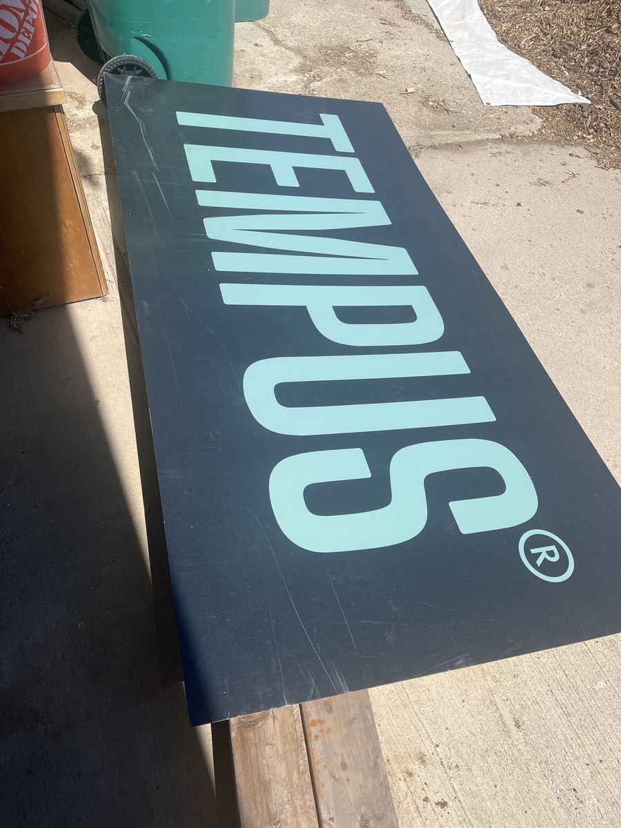 Sandwiched Aluminum Foam-core Sign