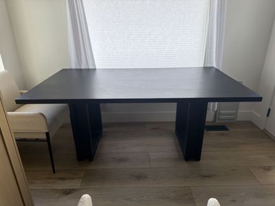 Black Dining Room Table - Four Hands Carmel