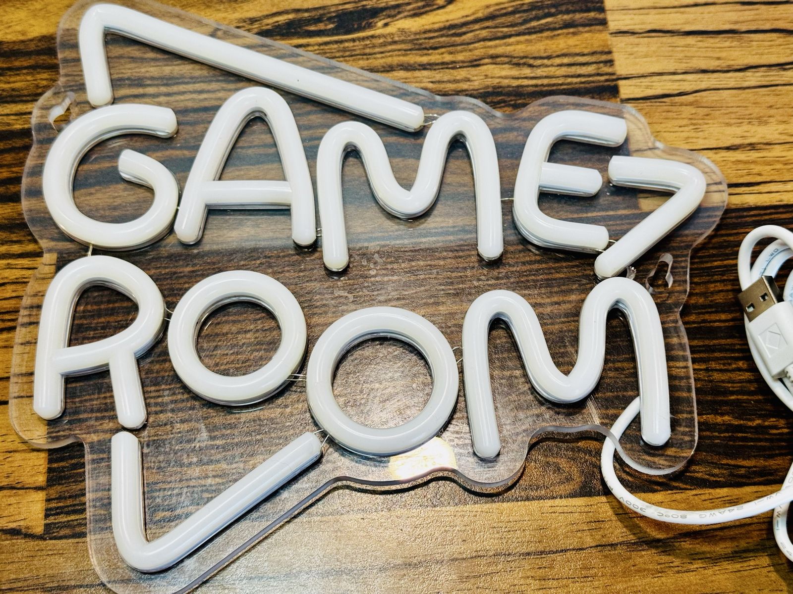 LED Neon Light On The Back Panel, Game Room Online Switch, 5V USB Power Supply $13.98