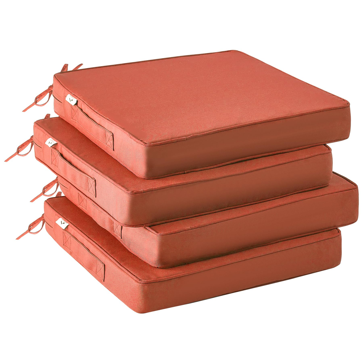 NEW 17x16x2 (4) Outdoor Chair Cushions -Waterproof Outdoor Seat Cushions for Patio Furniture