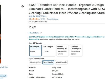 SWOPT Standard 48” Steel Handle