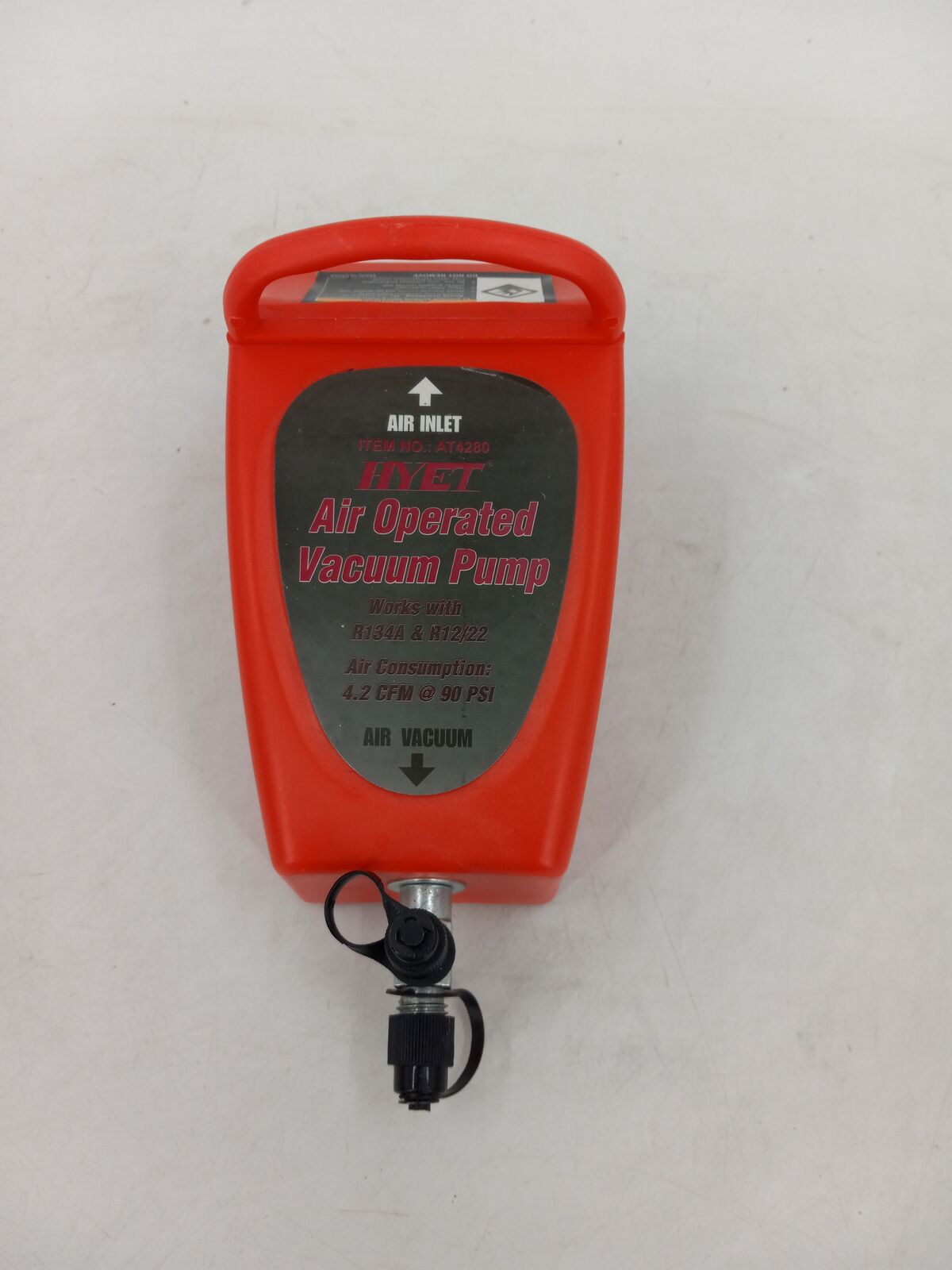 Pneumatic 4.2Cfm Air Operated Vacuum Pump A/C Conditioning System Tool Auto