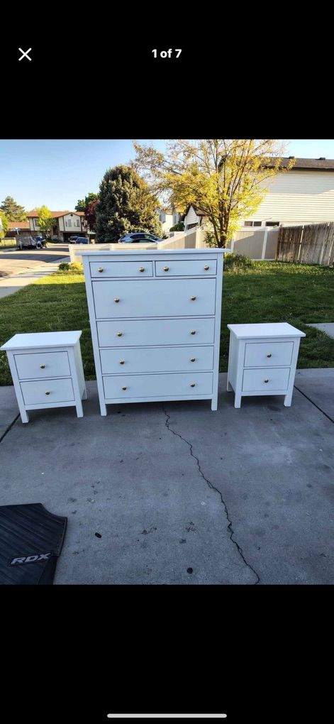 Dresser and ikea Night Stands