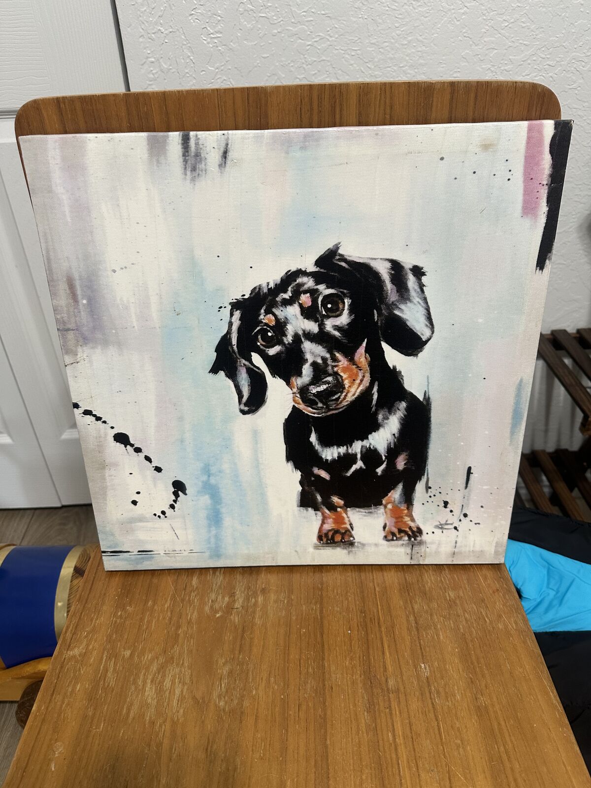 Dachshund canvas