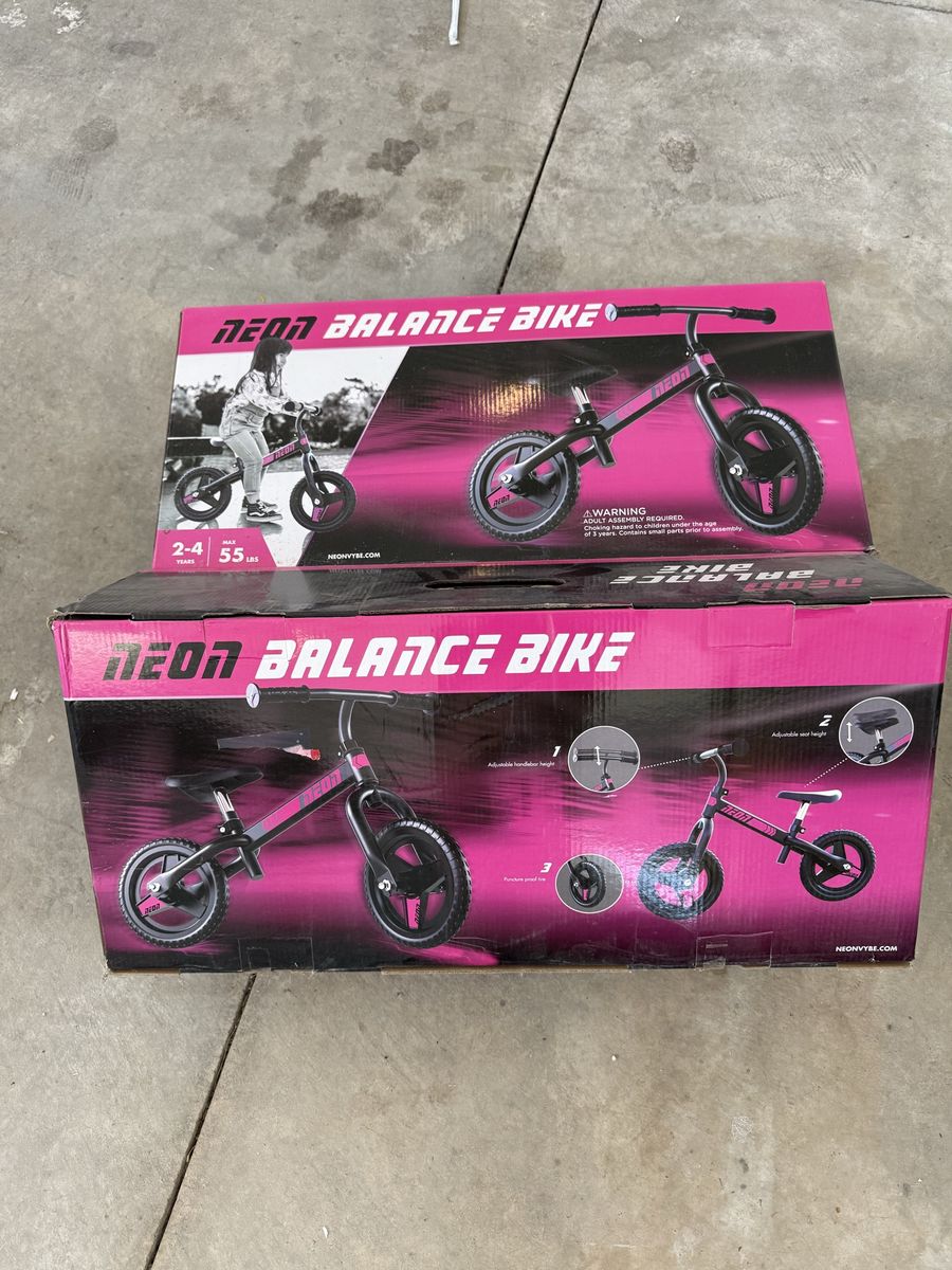 Brand new never used strider bikes