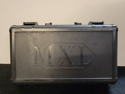 MXL 990 991 Condenser Microphone Recording Kit w/ Hard Case Excellent Condition