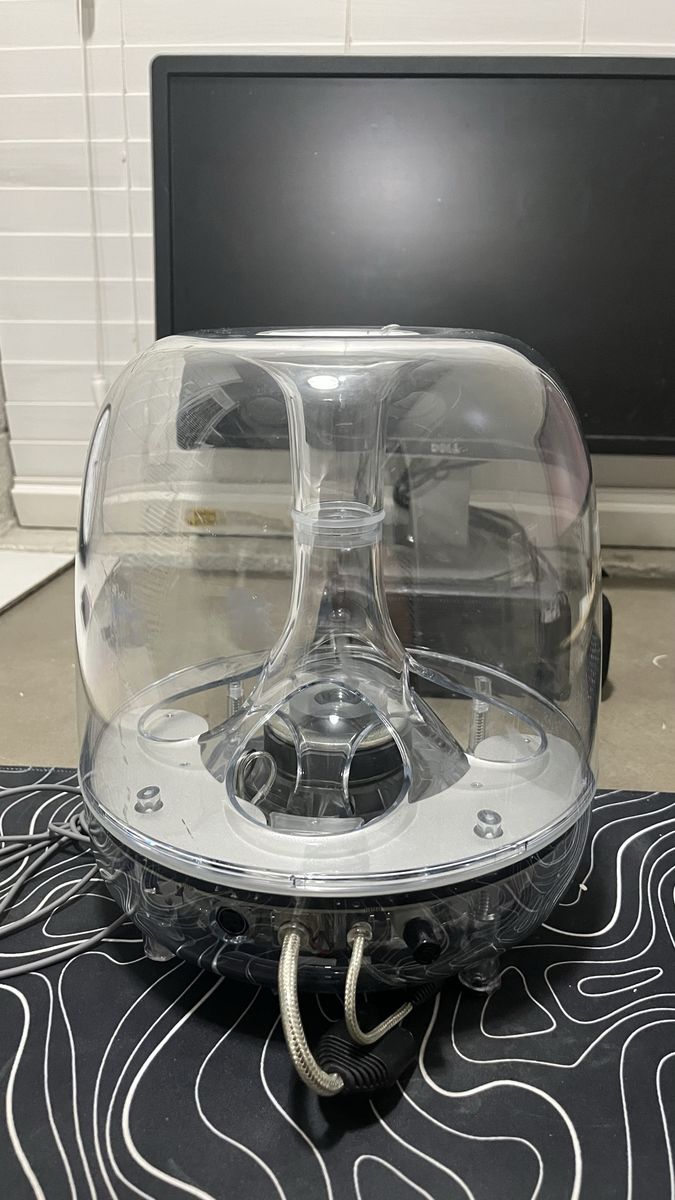 Harman Kardon Soundsticks iii 3 Home Speaker - Clear/Black - Good Condition