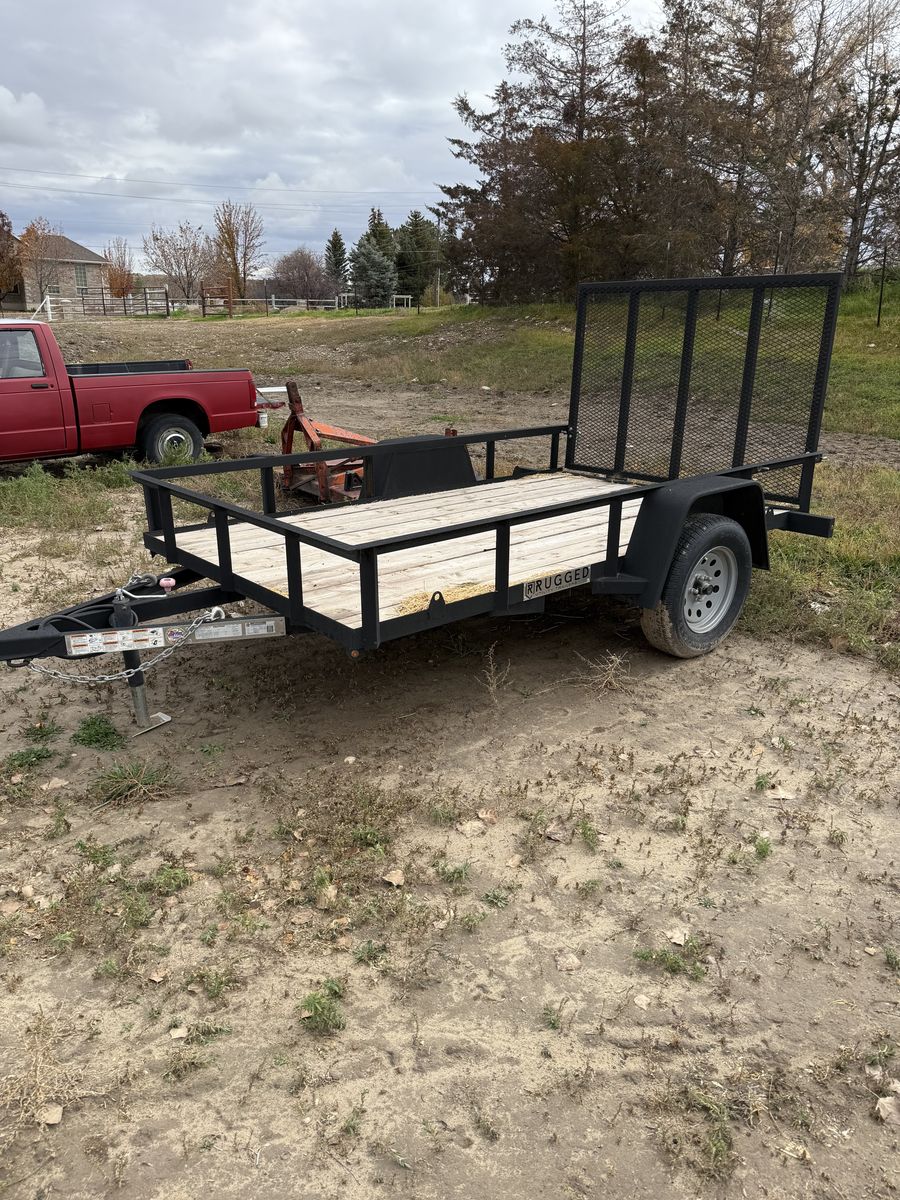 Rugged 6x10 utility trailer