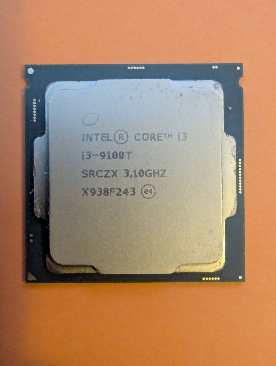 Intel core i3-9100T SRCZX 4 cores 4 threads 3.10 GHz LGA1151
