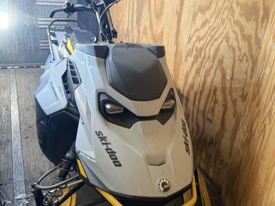 Ski-Doo Summit 850 E-Tec Snowmobile - White/Yellow, Excellent Condition