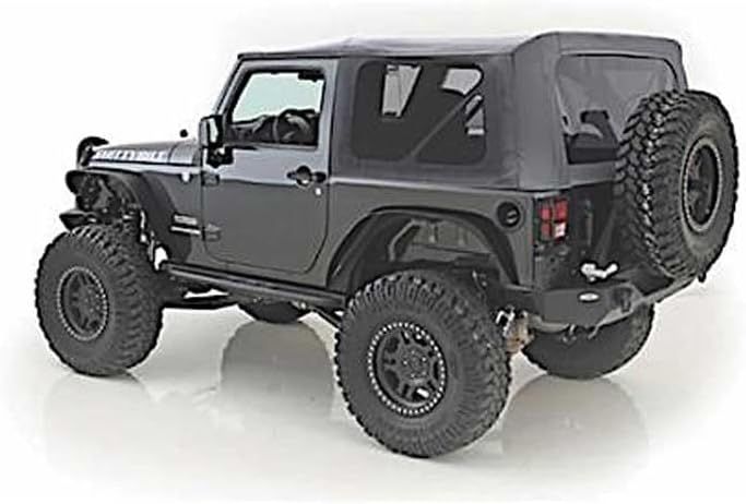 Smittybilt pn 9075235 Soft Top with Tinted Windows - Black Diamond For Jeep JK 2010 to 2018 new