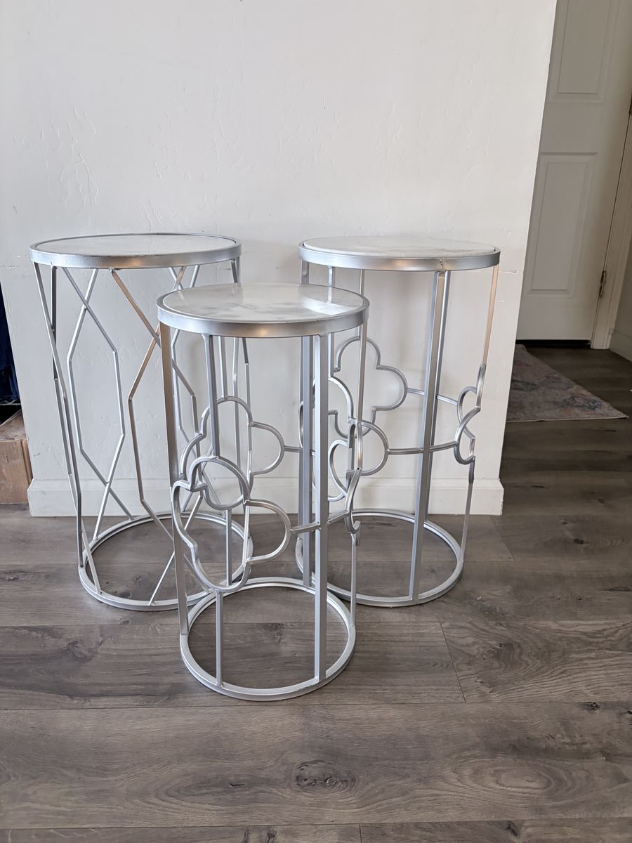 Real Stone Accent / Side Tables