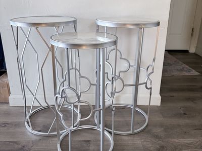 Real Stone Accent / Side Tables