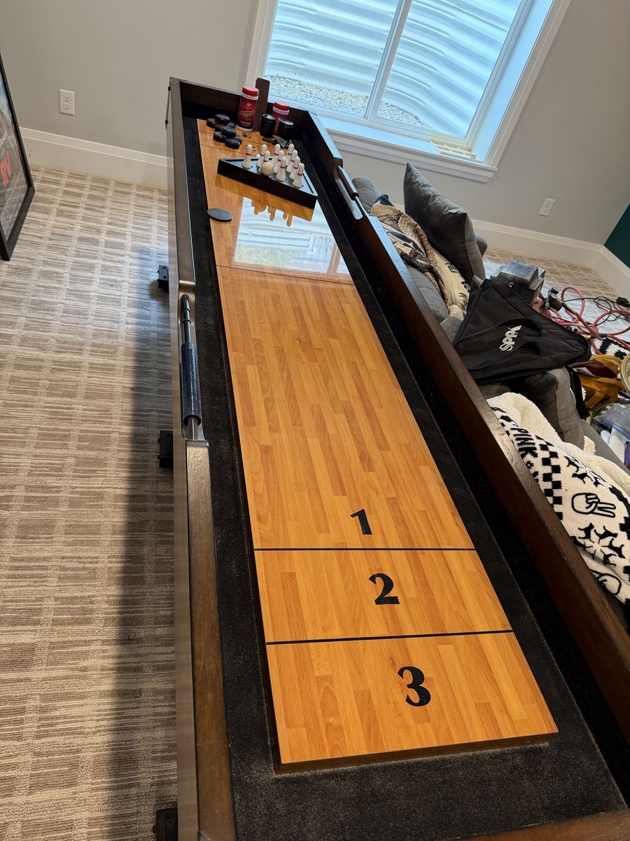 9ft Shuffleboard Table For Sale