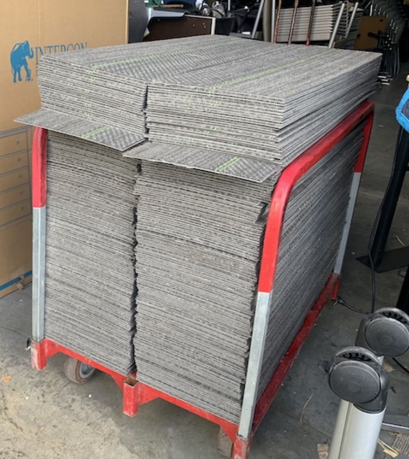 260 EACH 1' X 3' CARPET TILES