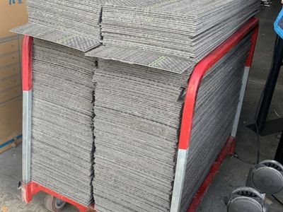 260 EACH 1' X 3' CARPET TILES
