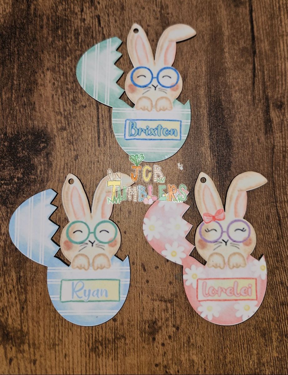 Personalized Easter Basket Tag
