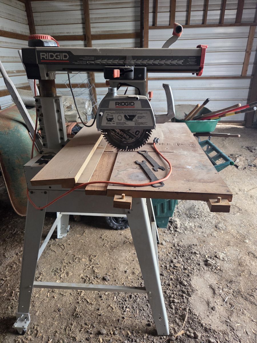 Rigid radial arm saw
