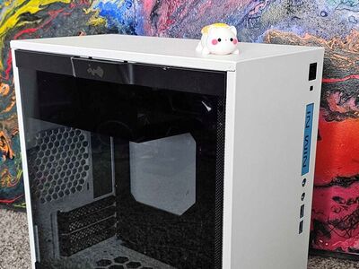 IN WIN 301 White SECC / Tempered Glass Micro-ATX Mini Tower Computer Case