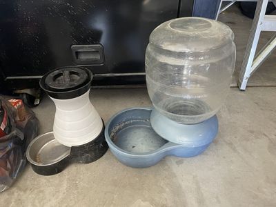 Pet food and water dispensers