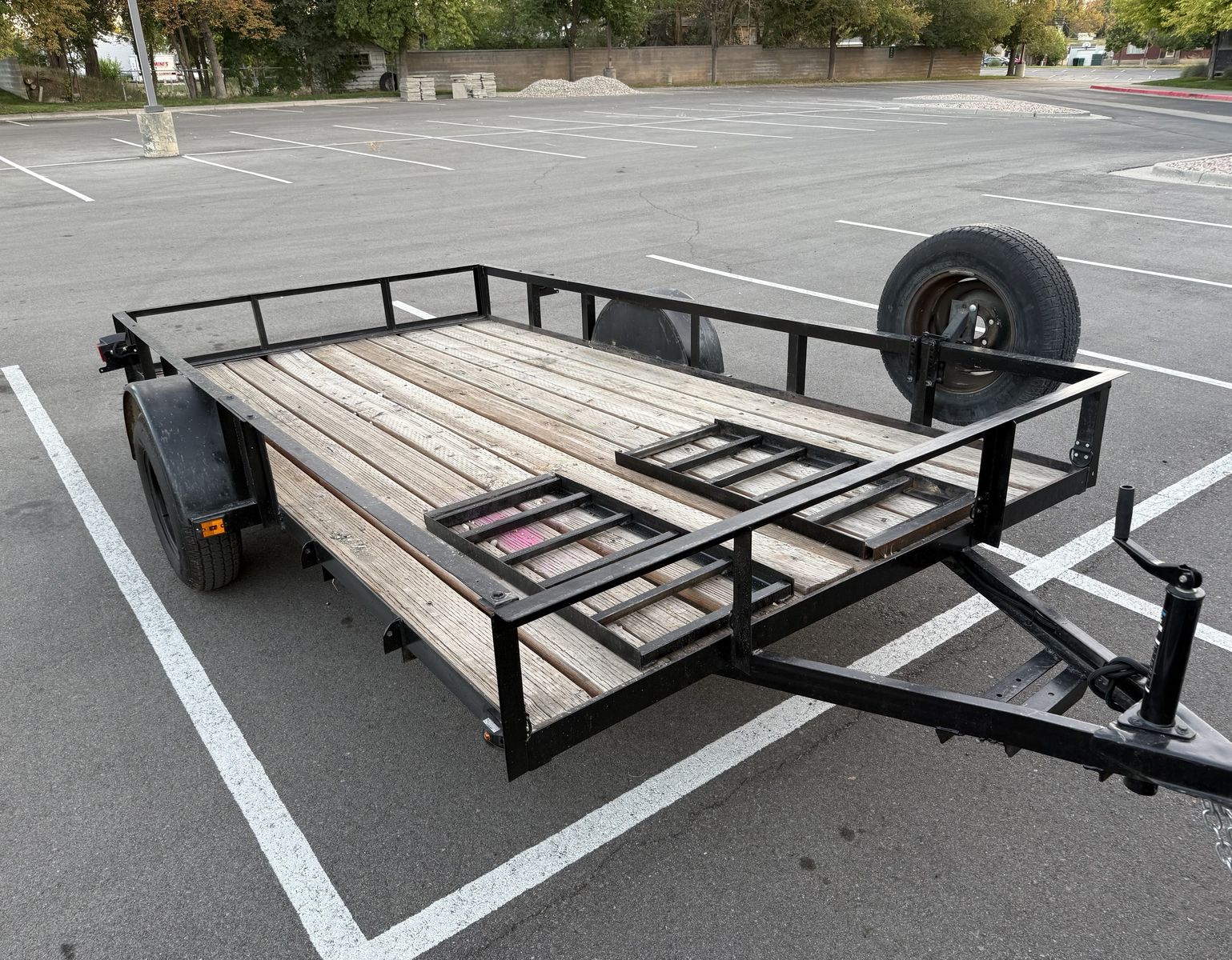 6x12 utility trailer ATV trailer Single axle trailer