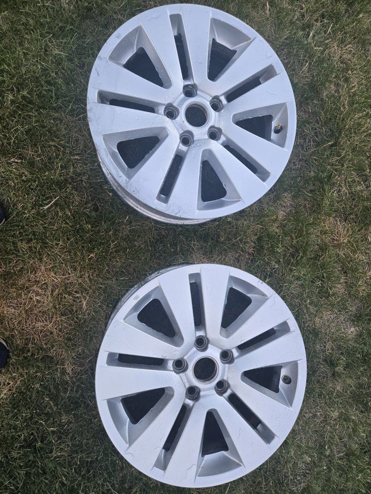 OEM Silver Alloy Wheels (Set of 2)