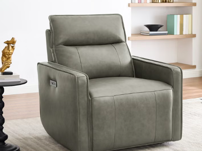 Henredon Keira Leather Zero Gravity Recliner Costco MRSP $500