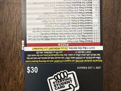 Starving Student Card fundraiser - Utah County 2026-27 Savings Card
