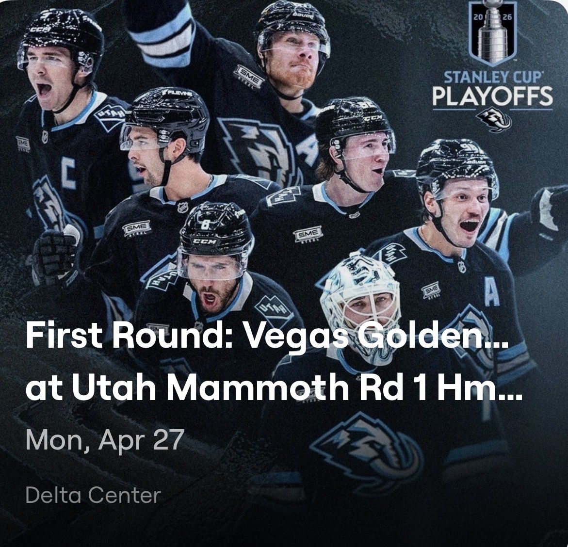 Mammoth playoff tIckets - Game 4 april 27th