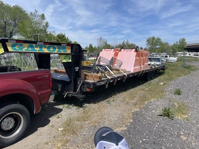 35' Gooseneck Flatbed Trailer 16k