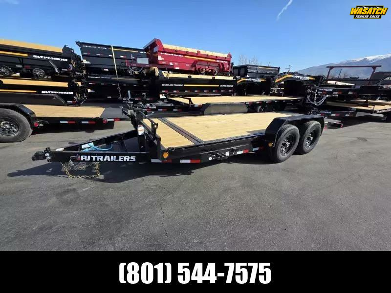 2026 PJ Trailers 18' T6 Tilt 14K Equipment Flatbed Trailer