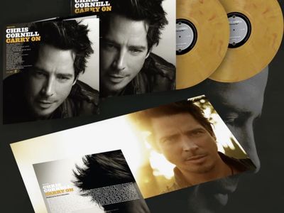 Chris Cornell-Carry On-IVC Edition-X/3000-Heliacal Sun Colored Vinyl-2LP + 20pg Booklet & Extra Booklet-Numbered-NEW