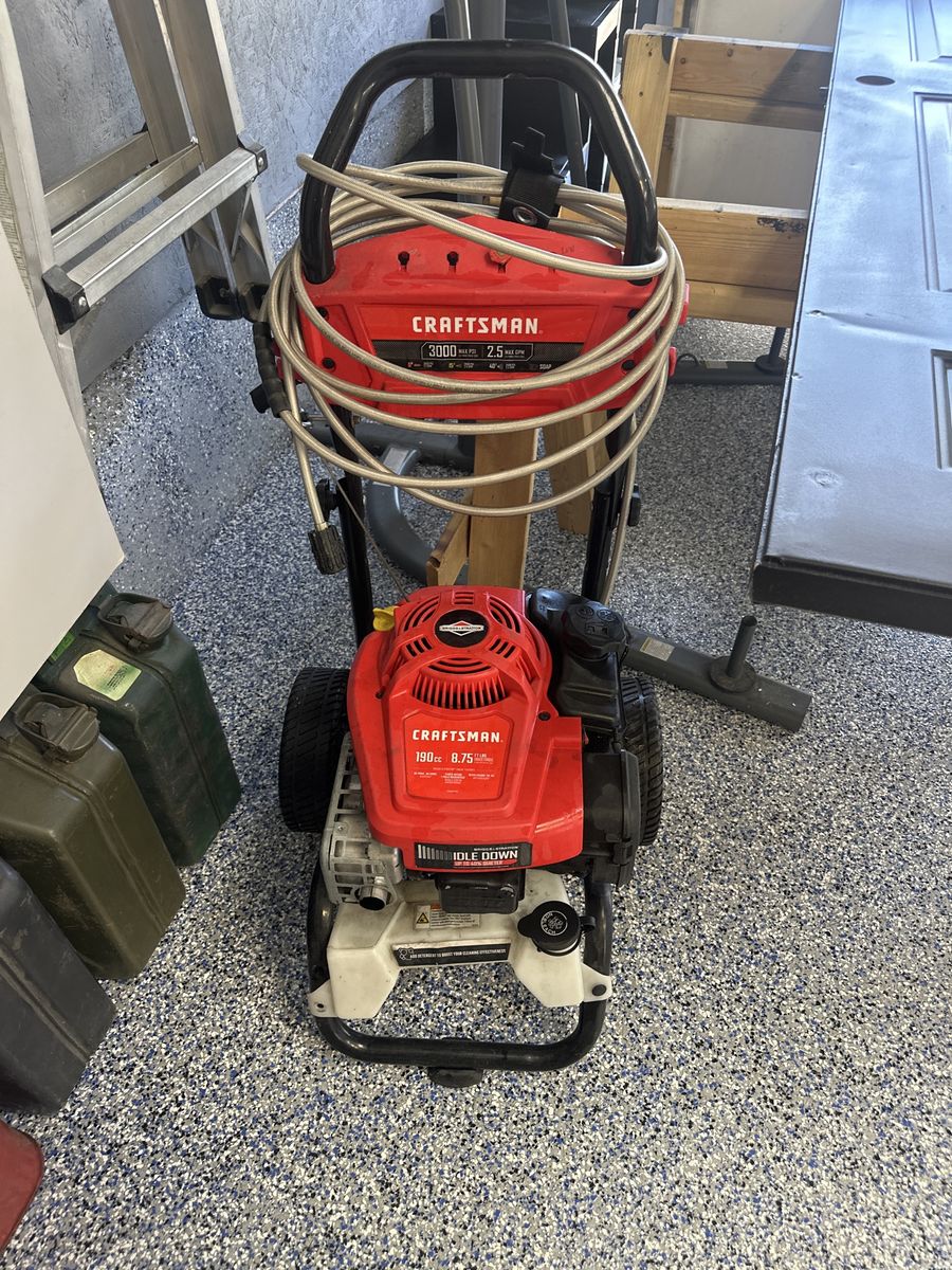 Craftsman 3000 MAX PSI 2.5 MAX GPM 190cc Gas Pressure Washer -