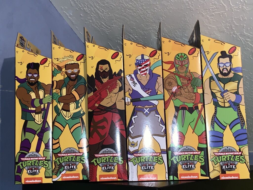 WWE TMNT Elite Set