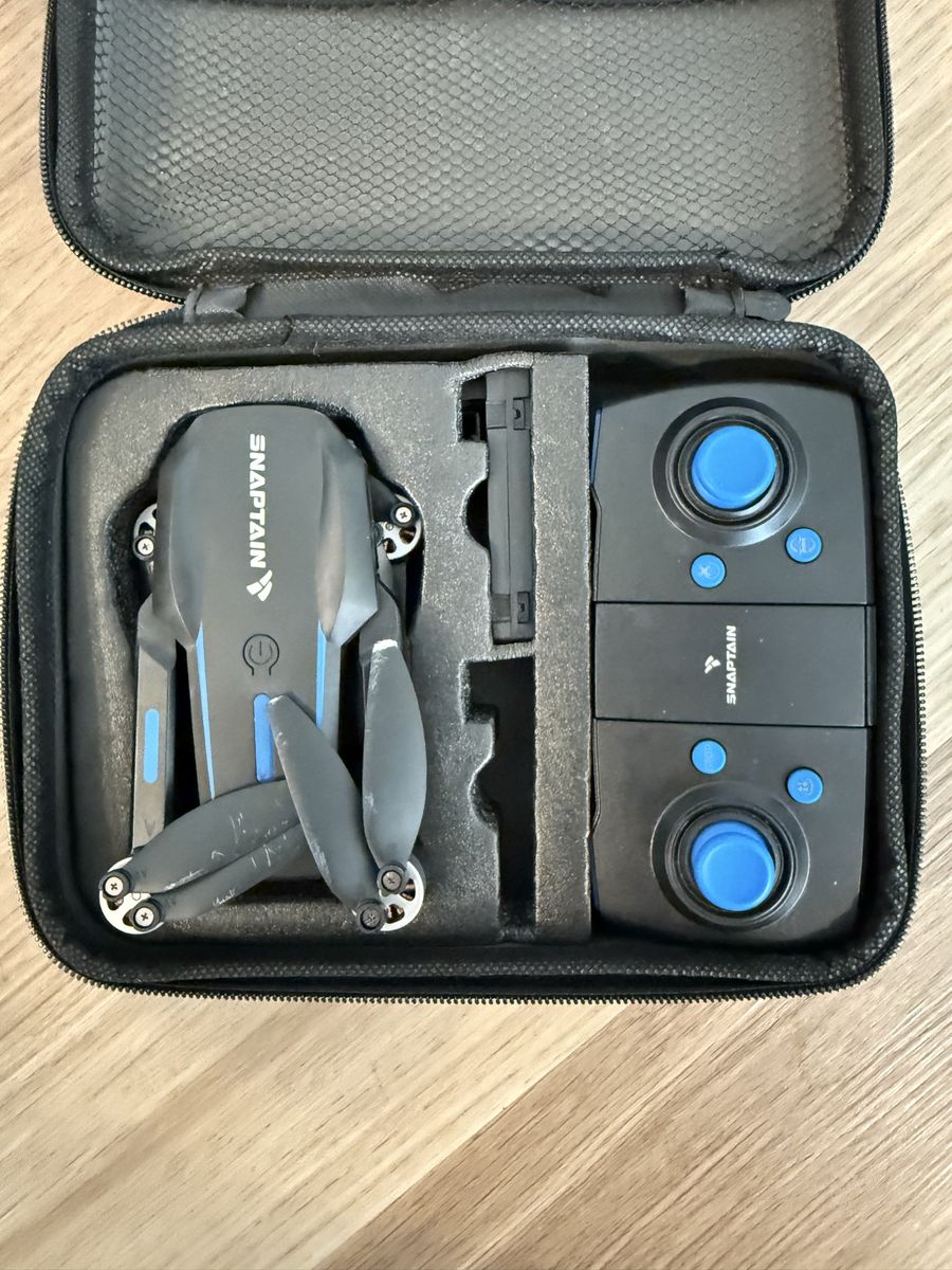 SNAPTAIN Mini Foldable Drone with Remote Control & Carrying Case